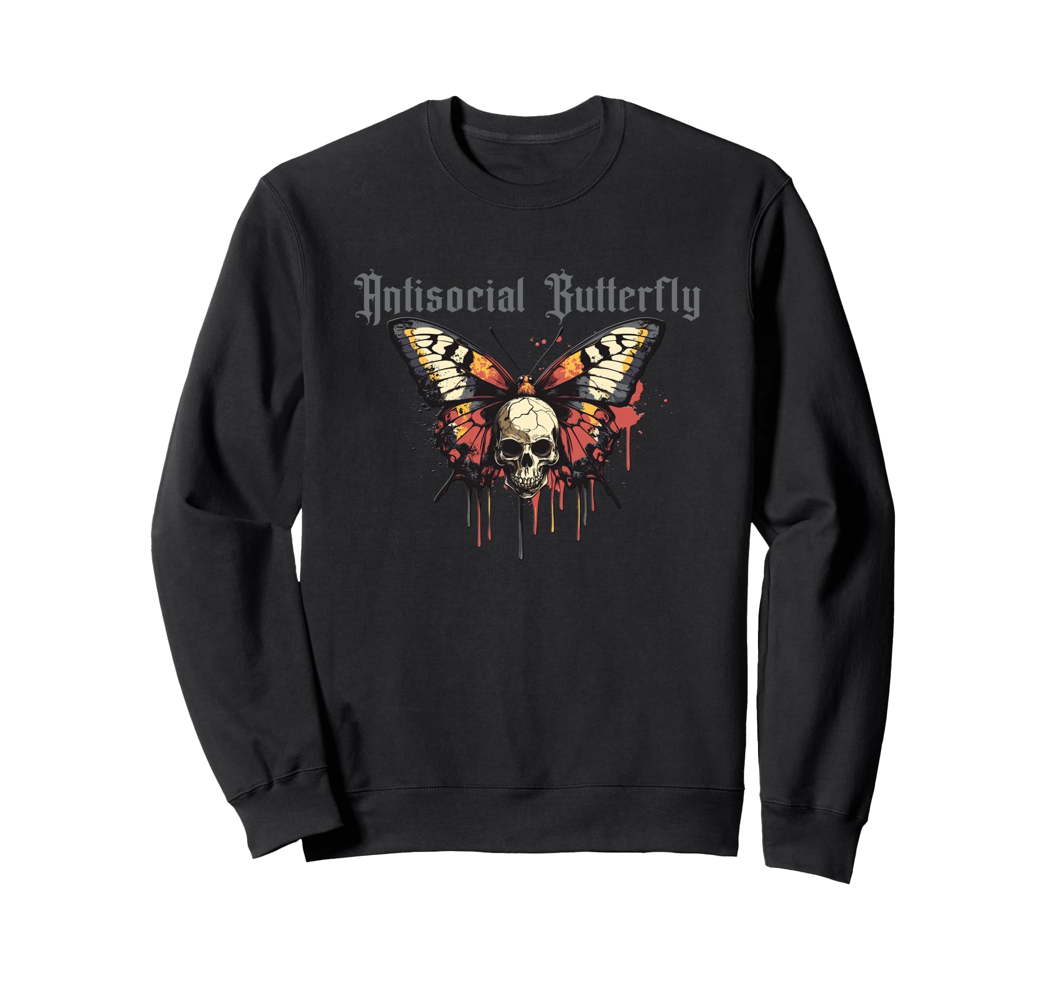 Antisocial Butterfly Gift Hoodie - Novelty Apparel Men Women - T-Shirt, Sweatshirt, Hoodie