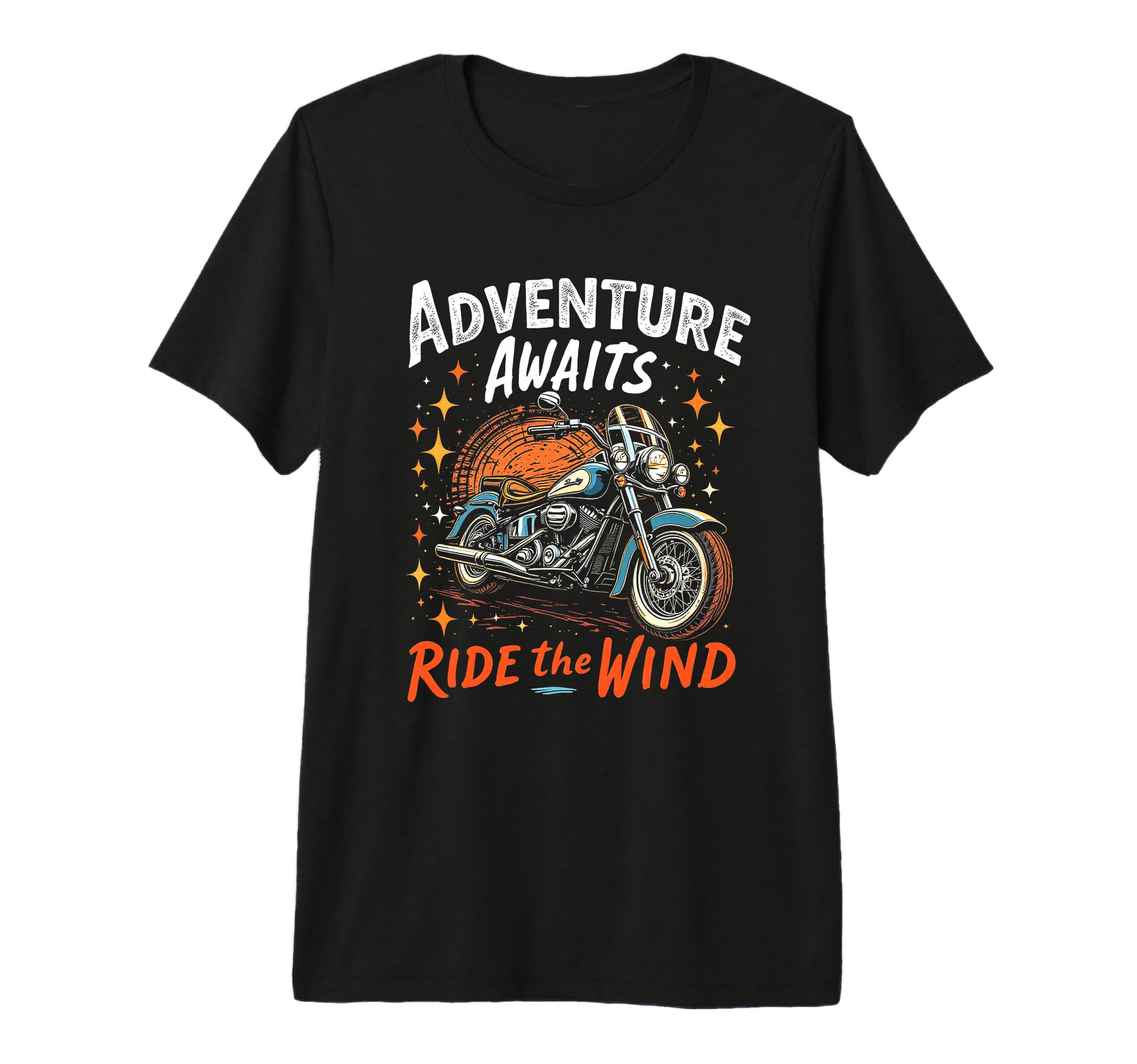Adventure Awaits Ride Wind T-Shirt - Casual Everyday Wear for Adults - T-Shirt, Sweatshirt, Hoodie