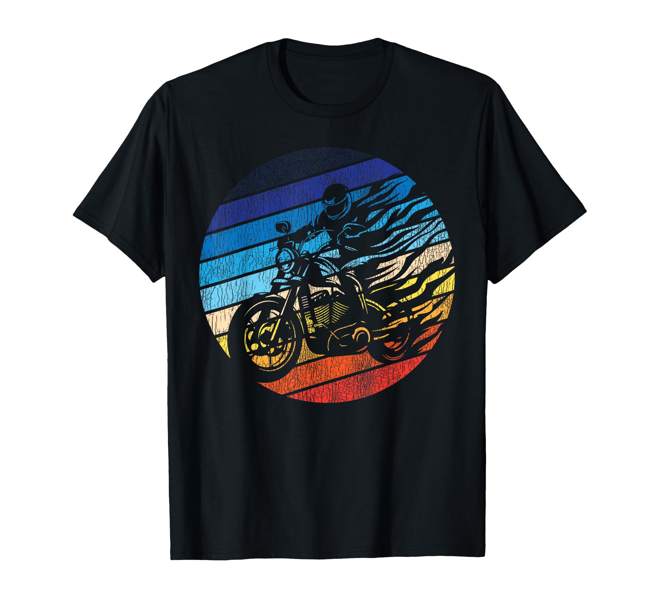Motorcycle Rider Motorbike Hs0 T-Shirt - Custom Art Print for Adults - T-Shirt, Sweatshirt, Hoodie