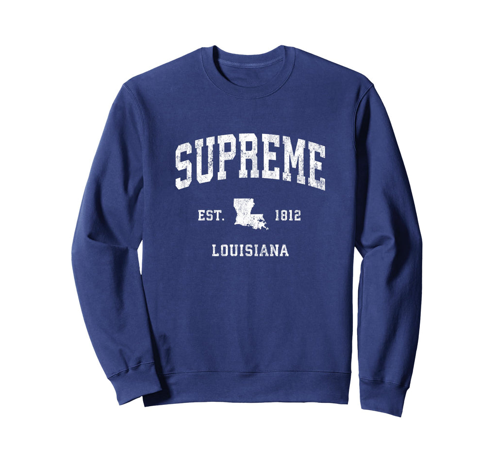 Supreme Louisiana La Athletic Sweatshirt - Casual Everyday Wear for Adults - T-Shirt, Sweatshirt, Hoodie
