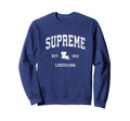 Supreme Louisiana La Athletic Sweatshirt - Casual Everyday Wear for Adults - T-Shirt, Sweatshirt, Hoodie