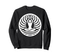 Yogi Silhouette Waves Wellness Sweatshirt - Aesthetic Graphic Men Women - T-Shirt, Sweatshirt, Hoodie