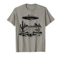 Cowboy Western Desert Alien Desert T-Shirt - Fun Novelty Design for Adults - T-Shirt, Sweatshirt, Hoodie