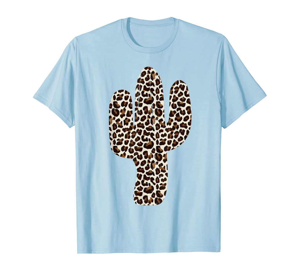 Western Leopard Cactus Used T-Shirt - Custom Art Print Unisex - T-Shirt, Sweatshirt, Hoodie