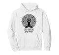Funny Life Happens Yoga Helps Meditation Hoodie - Trendy Graphic Unisex - T-Shirt, Sweatshirt, Hoodie
