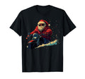 Santa Riding Motorcycle Bike T-Shirt - Streetwear Style for Adults - T-Shirt, Sweatshirt, Hoodie