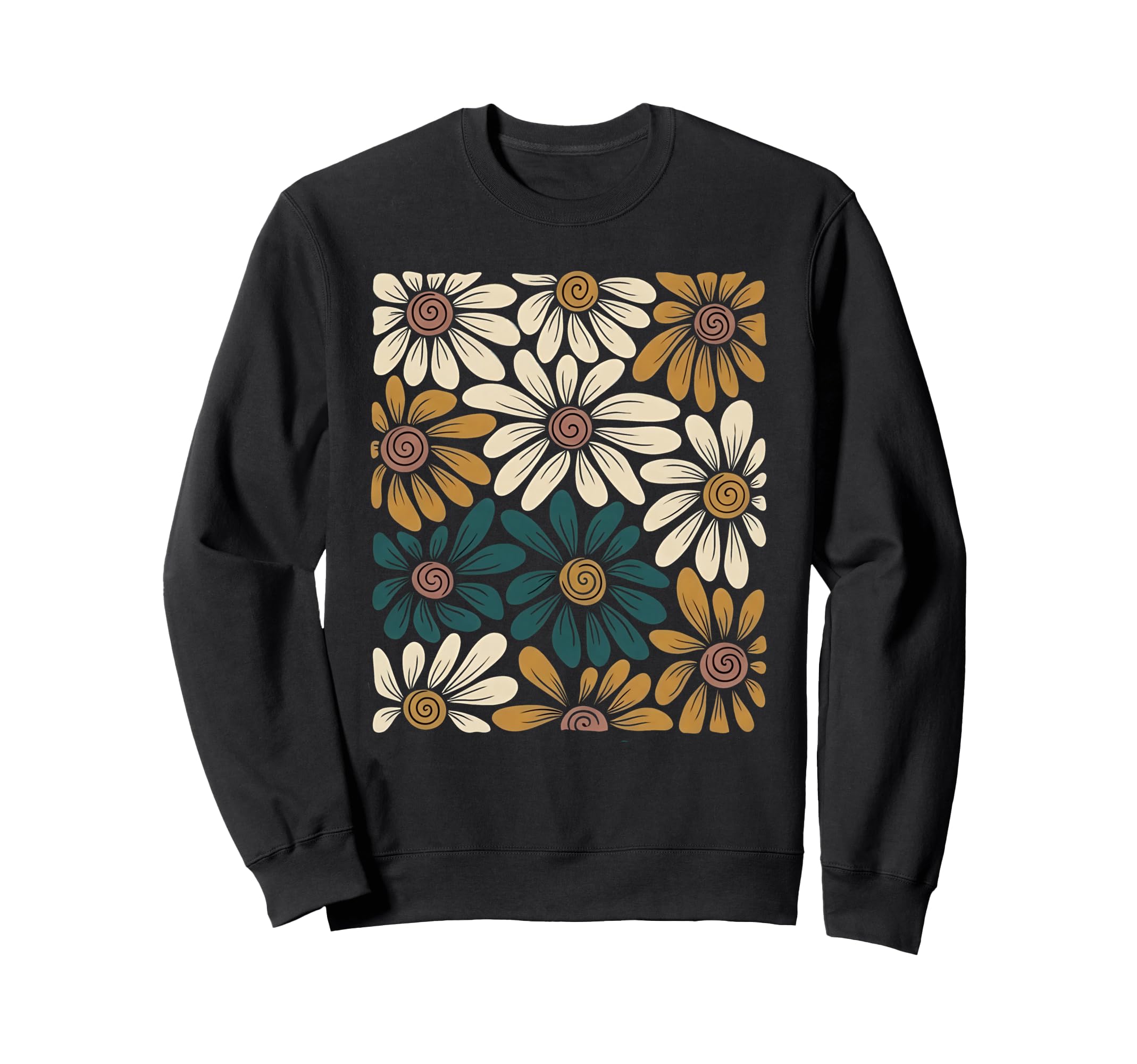 Wildflowers Flowers Pattern Summer Sweatshirt - Streetwear Style Unisex - T-Shirt, Sweatshirt, Hoodie