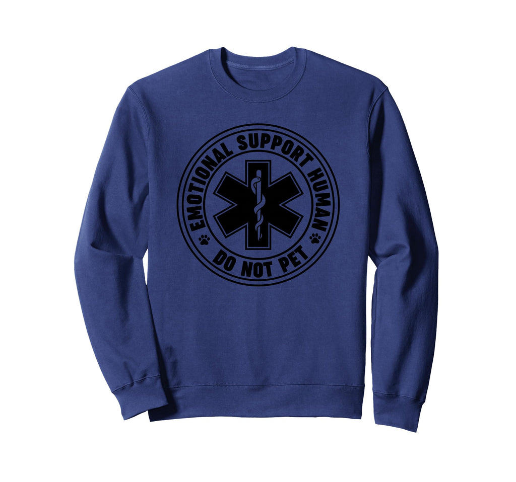 Emotional Support Human Sweatshirt - Unique Graphic for Adults - T-Shirt, Sweatshirt, Hoodie