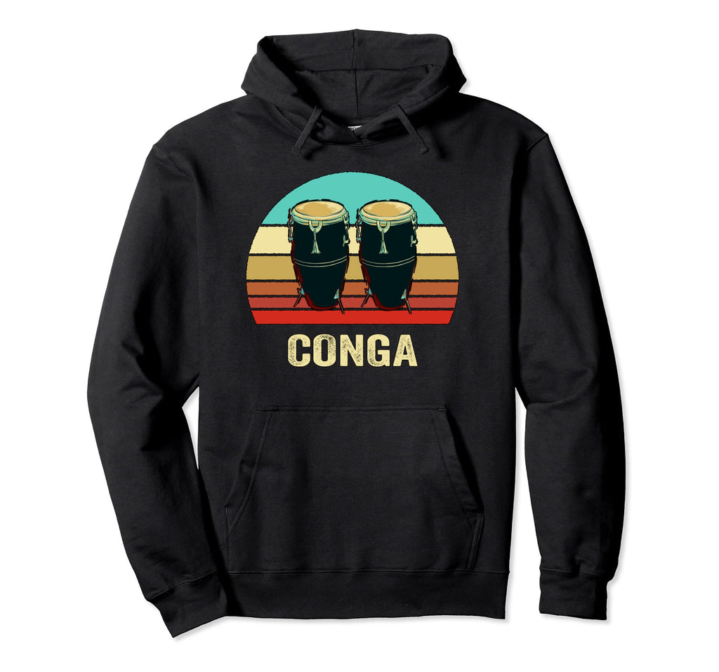 Sunset Conga Hoodie - Custom Art Print Unisex - T-Shirt, Sweatshirt, Hoodie