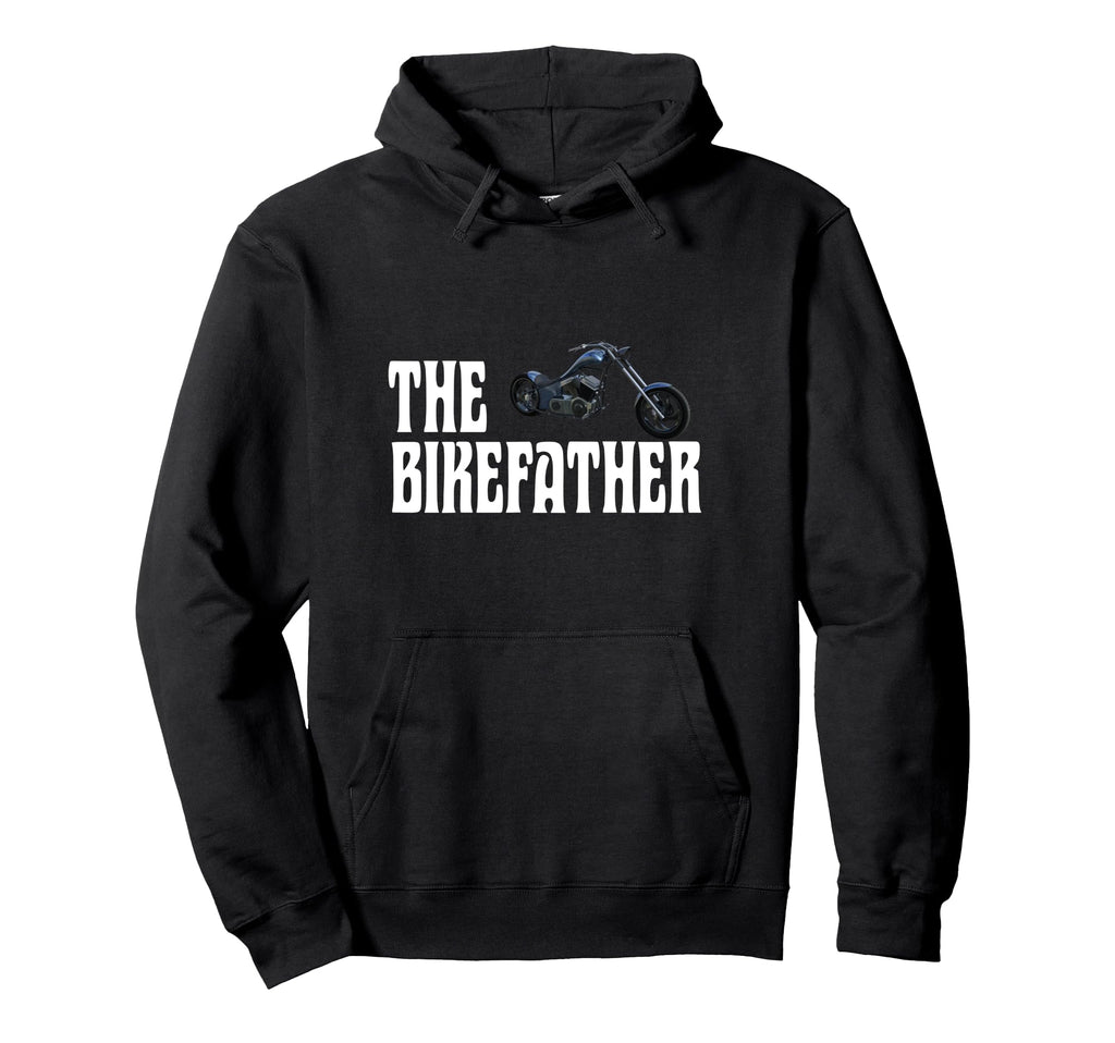 Biker Bikefather Biker Dad Funny Hoodie - Graphic Print for Adults - T-Shirt, Sweatshirt, Hoodie