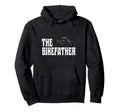 Biker Bikefather Biker Dad Funny Hoodie - Graphic Print for Adults - T-Shirt, Sweatshirt, Hoodie
