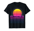 80S Sunset Synthesizer Synthwave T-Shirt - Unique Graphic Men Women - T-Shirt, Sweatshirt, Hoodie