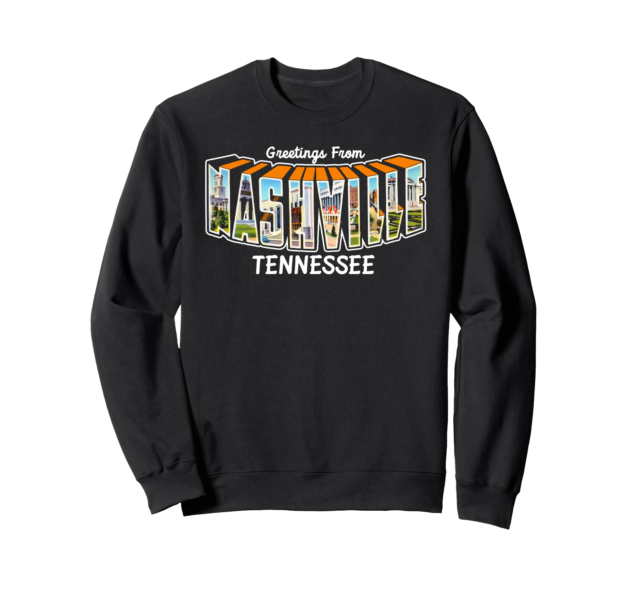 Nashville Tennessee Travel Sweatshirt - Novelty Apparel for Adults - T-Shirt, Sweatshirt, Hoodie