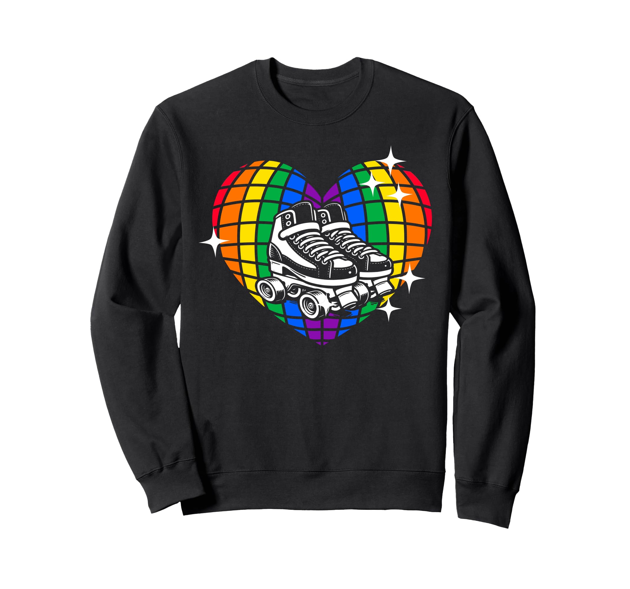 Roller Skating Skate 1970S Disco Sweatshirt - Casual Everyday Wear Unisex - T-Shirt, Sweatshirt, Hoodie