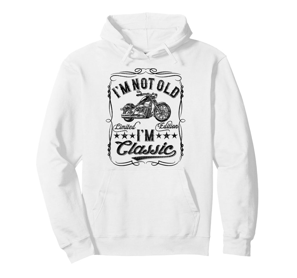 Im Not Old Im Funny Motorcycle Mens Hoodie - Streetwear Style for Adults - T-Shirt, Sweatshirt, Hoodie