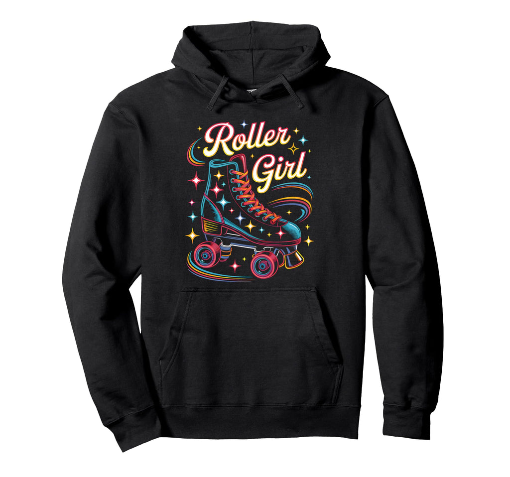 Roller Skater 90S 80S Skating Hoodie - Casual Everyday Wear for Adults - T-Shirt, Sweatshirt, Hoodie