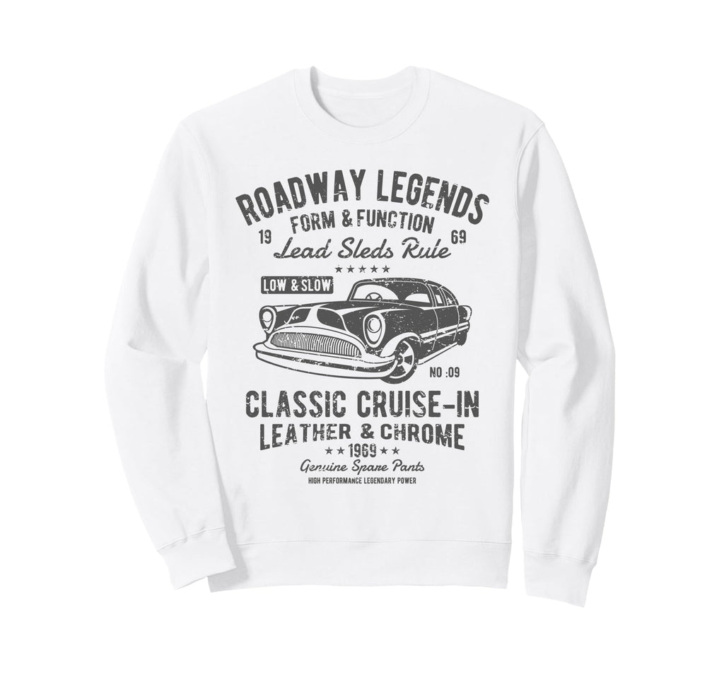 Automotive Nostalgia Car Cruise Sweatshirt - Aesthetic Graphic for Adults - T-Shirt, Sweatshirt, Hoodie
