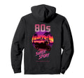 80S Supersport Synthwave Motorcycle Hoodie - Unique Graphic Unisex - T-Shirt, Sweatshirt, Hoodie