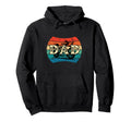 Biker Dad Funny Motorcycle Fathers Day Hoodie - Custom Art Print for Adults - T-Shirt, Sweatshirt, Hoodie