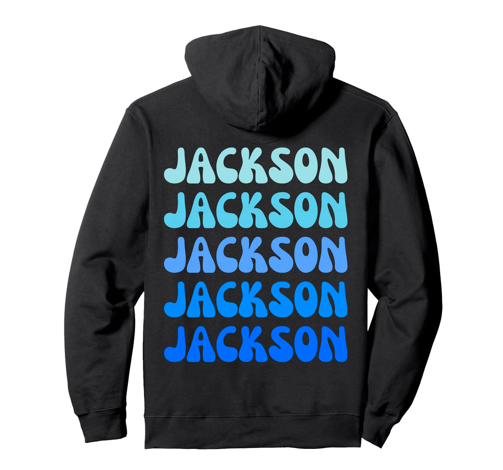 Jackson Name Stack Hoodie - Novelty Apparel for Adults - T-Shirt, Sweatshirt, Hoodie