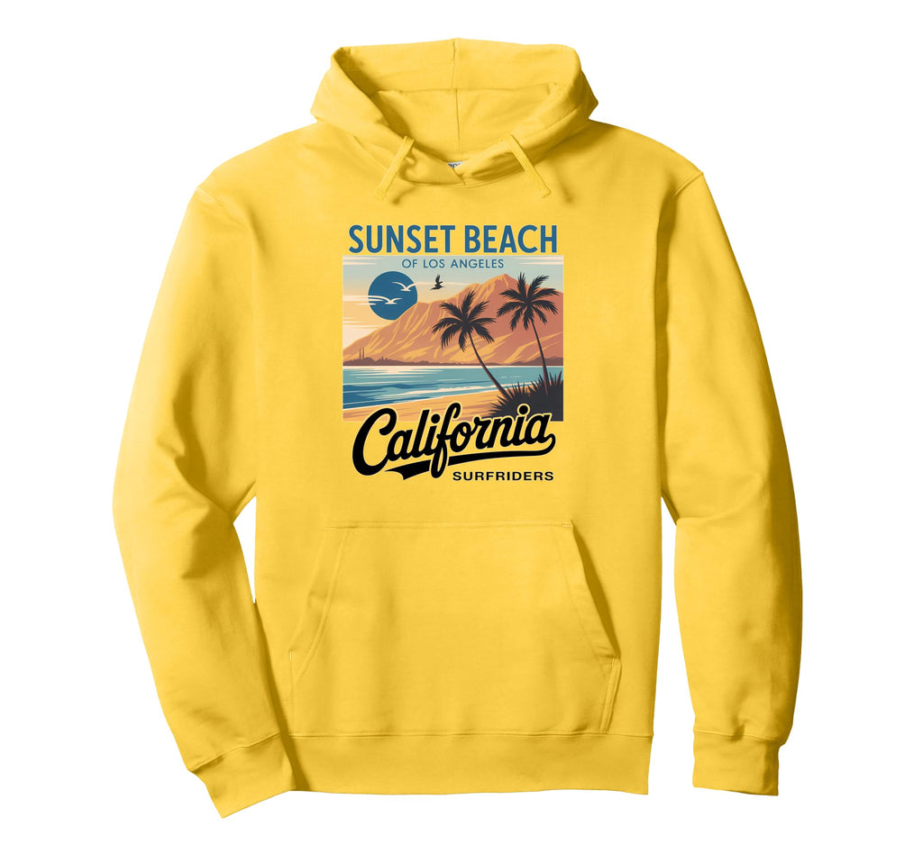 Ocean West Coast Summer Vibes Hoodie - Minimalist Print for Adults - T-Shirt, Sweatshirt, Hoodie