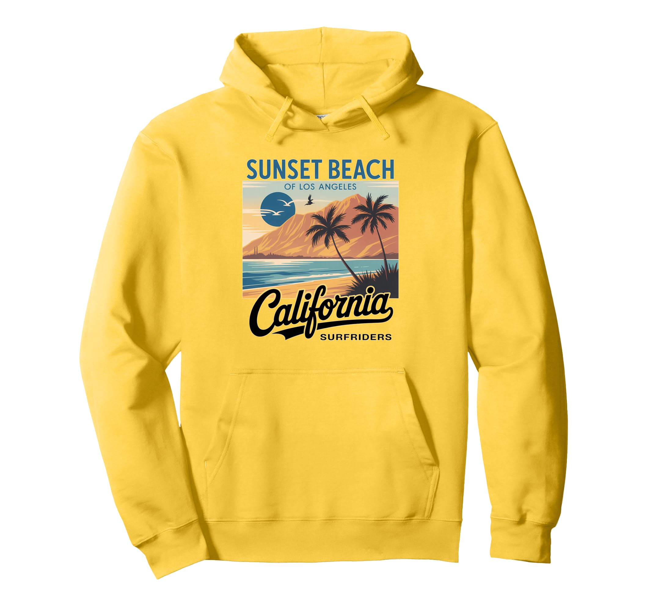 Ocean West Coast Summer Vibes Hoodie - Minimalist Print for Adults - T-Shirt, Sweatshirt, Hoodie