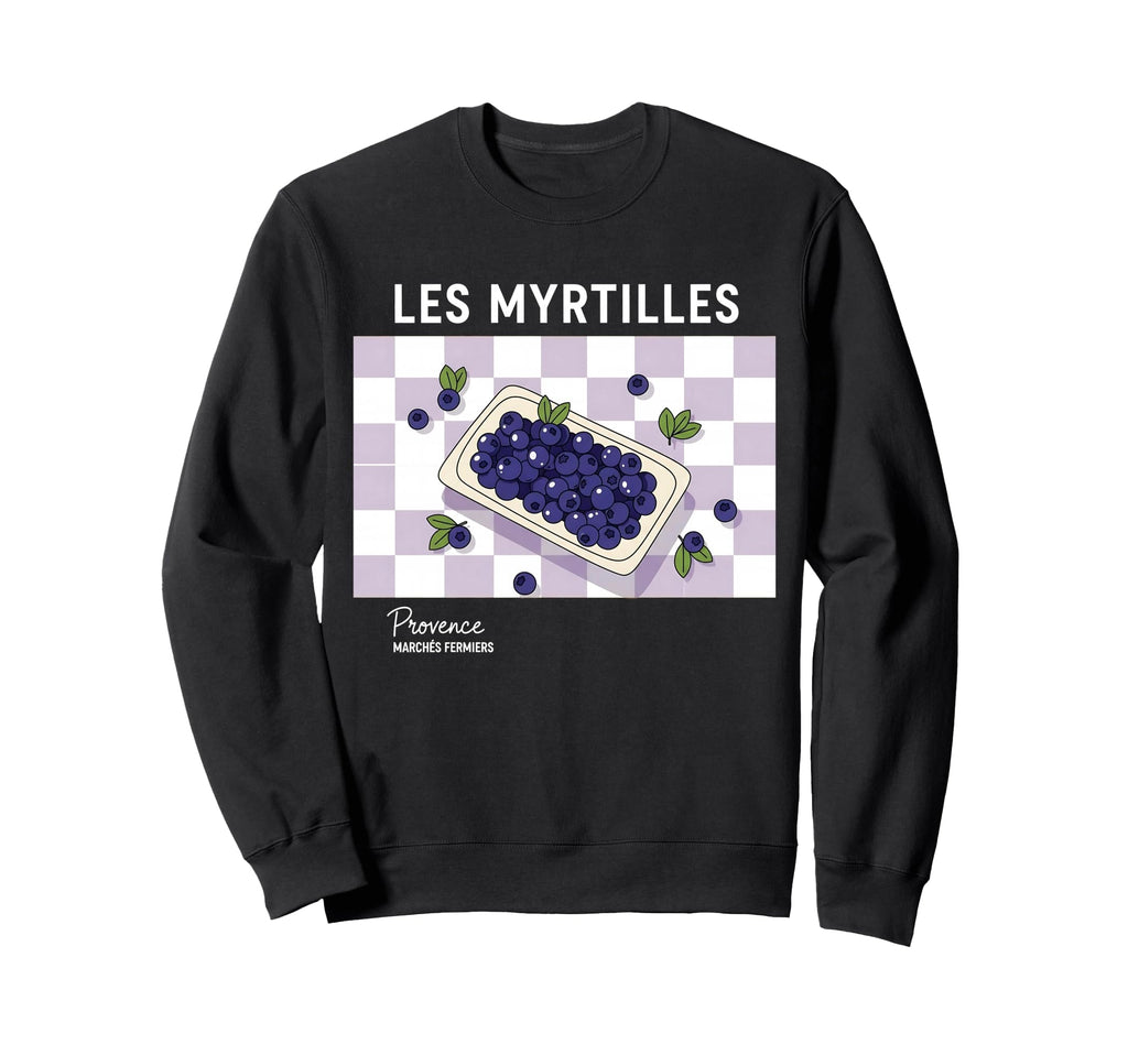 Travel Les Myrtilles Fresh Sweatshirt - Graphic Print for Adults - T-Shirt, Sweatshirt, Hoodie