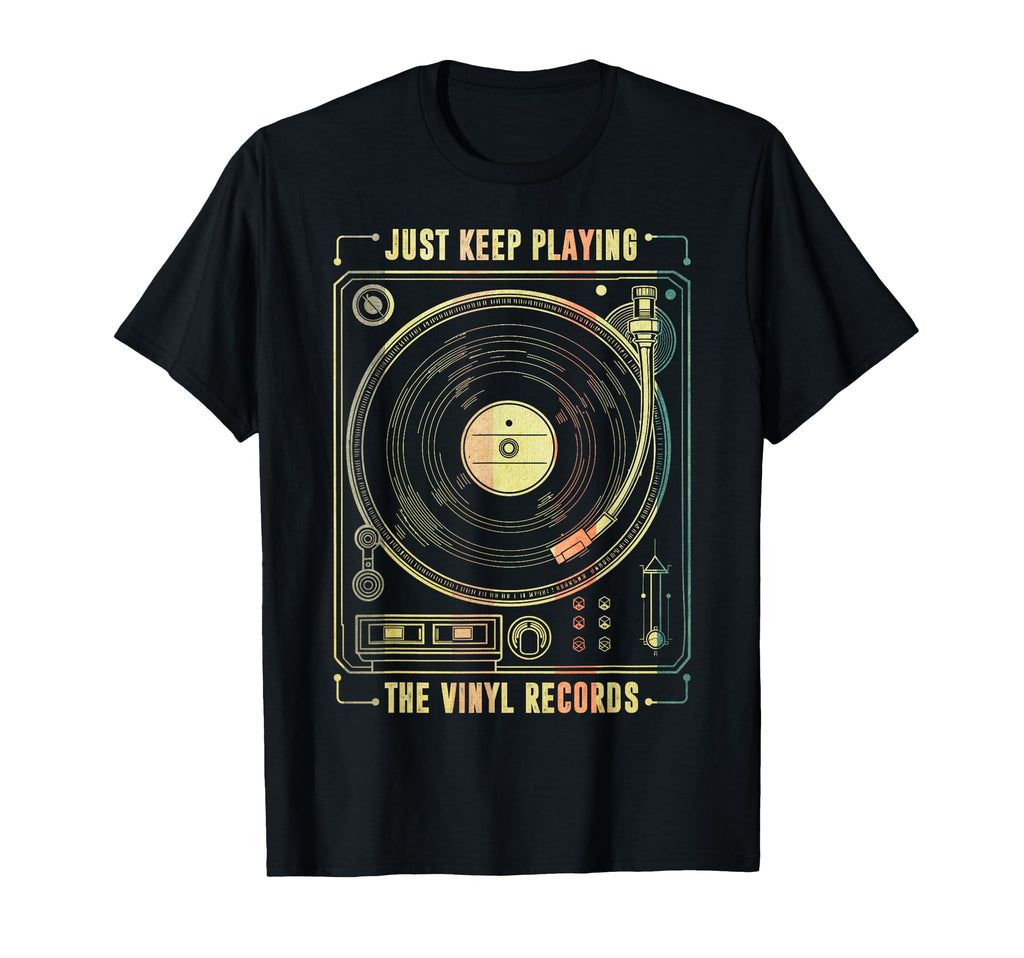 Vinyl Record Music Lp Player T-Shirt - Streetwear Style Men Women - T-Shirt, Sweatshirt, Hoodie