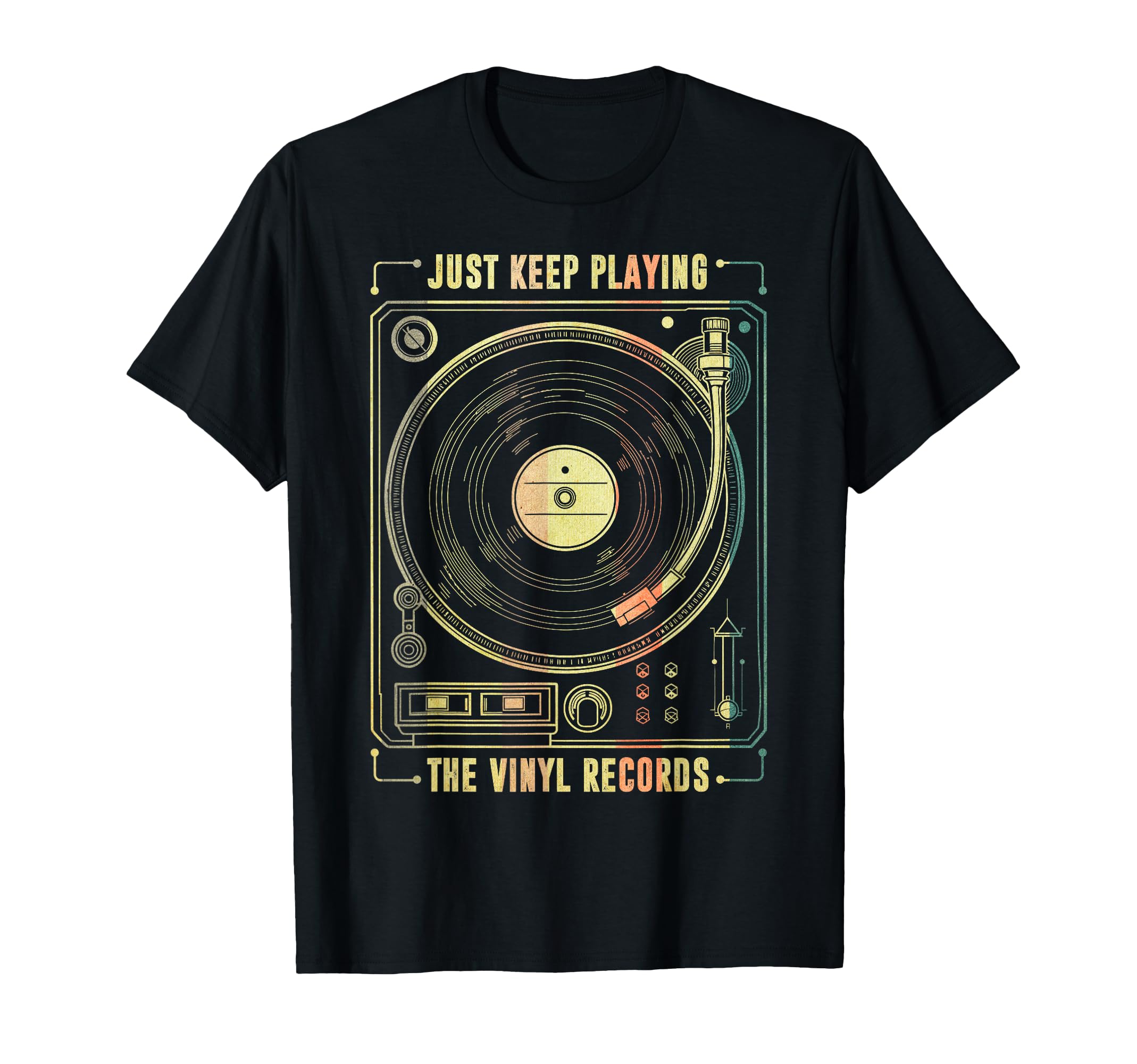 Vinyl Record Music Lp Player T-Shirt - Streetwear Style Men Women - T-Shirt, Sweatshirt, Hoodie