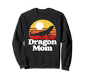 Bearded Dragon Mom 80S Sunset Sweatshirt - Aesthetic Graphic for Adults - T-Shirt, Sweatshirt, Hoodie