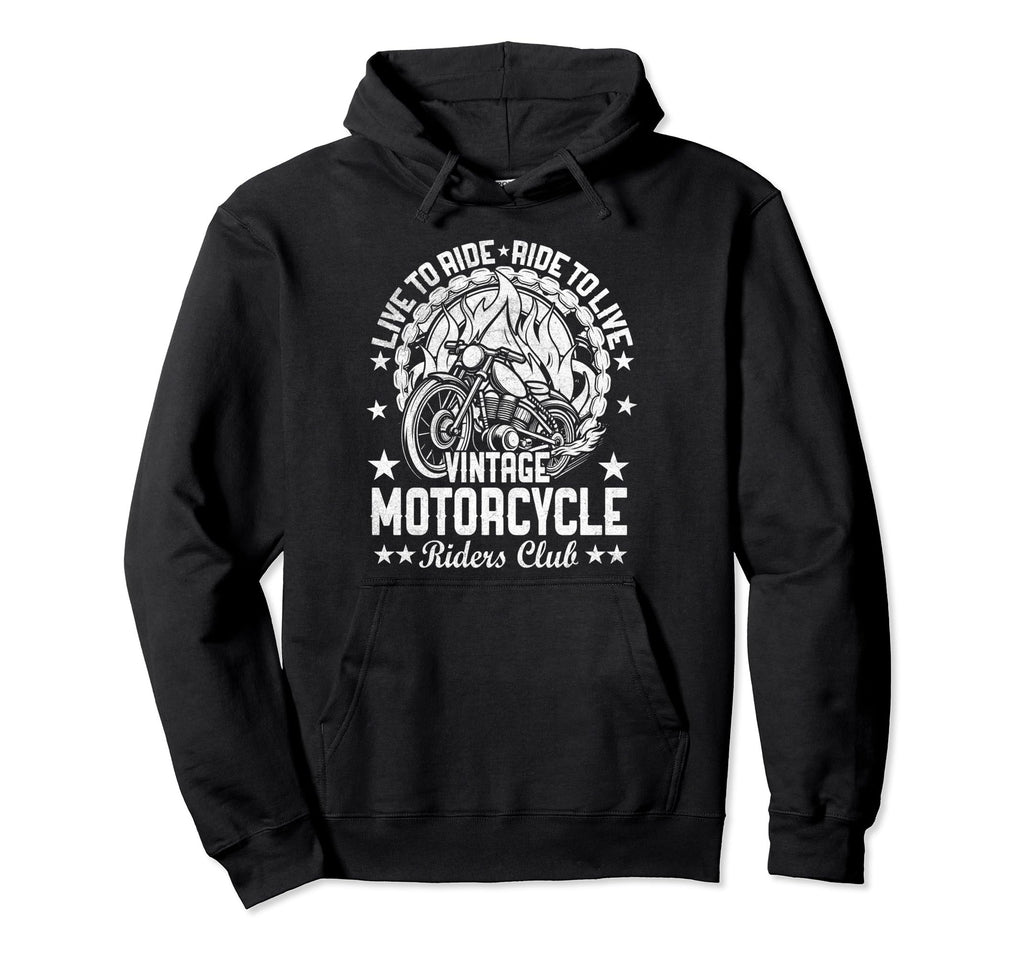 Motorcycle Club Enthusiast Hoodie - Novelty Apparel Unisex - T-Shirt, Sweatshirt, Hoodie