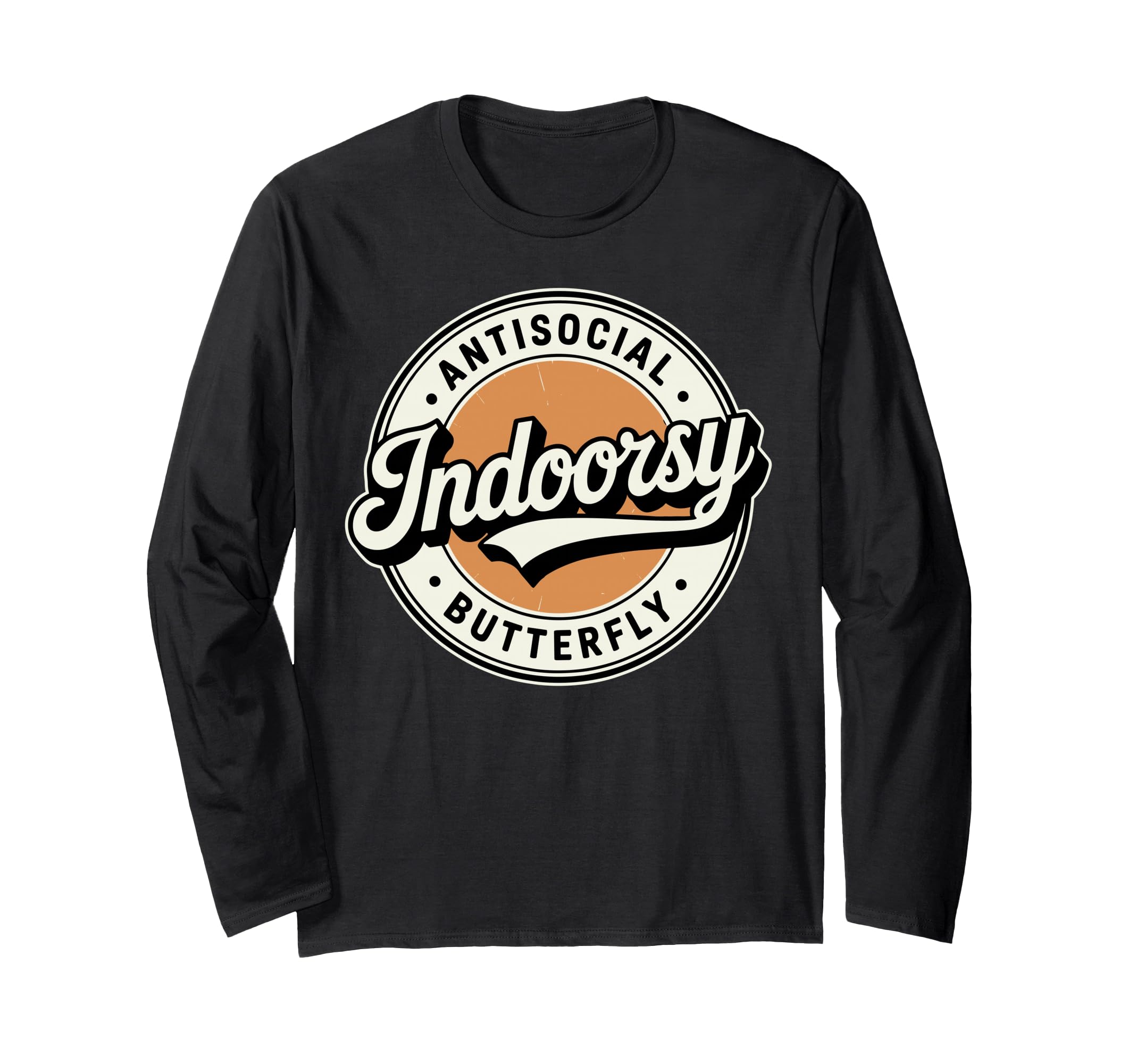 Indoorsy Antisocial Butterfly T-Shirt - Graphic Print for Adults - T-Shirt, Sweatshirt, Hoodie