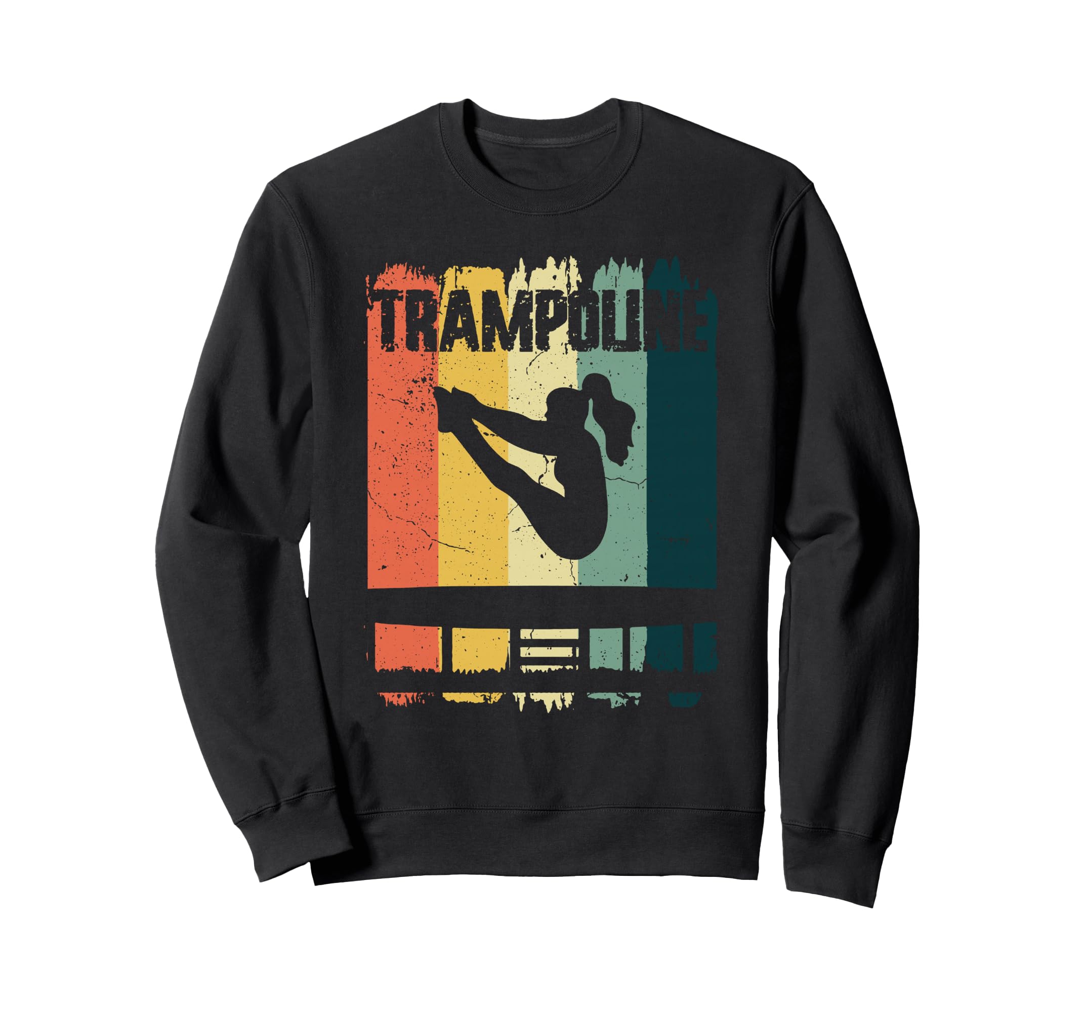 Trampoline Gymnastic Sport Sunset Sweatshirt - Novelty Apparel Men Women - T-Shirt, Sweatshirt, Hoodie