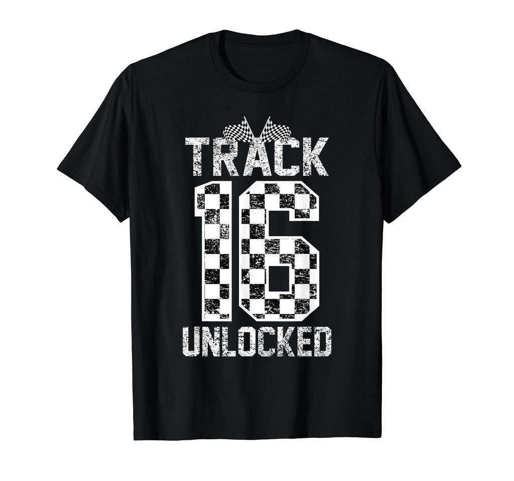 Funny 16 Sixteenth Car Race 16Th T-Shirt - Custom Art Print Men Women - T-Shirt, Sweatshirt, Hoodie