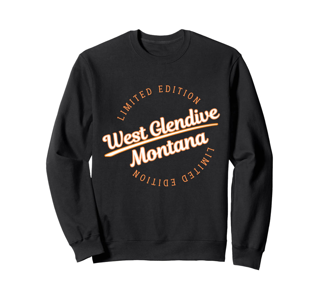 Athletic West Glendive Mt Sweatshirt - Trendy Graphic for Adults - T-Shirt, Sweatshirt, Hoodie