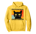 Funny Silly Cat Professional Hoodie - Trendy Graphic for Adults - T-Shirt, Sweatshirt, Hoodie
