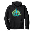 Meditation Peacock Yoga Pose Relaxing Animal Hoodie - Unique Graphic Unisex - T-Shirt, Sweatshirt, Hoodie