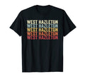 West Hazleton Pennsylvania West T-Shirt - Fun Novelty Design for Adults - T-Shirt, Sweatshirt, Hoodie