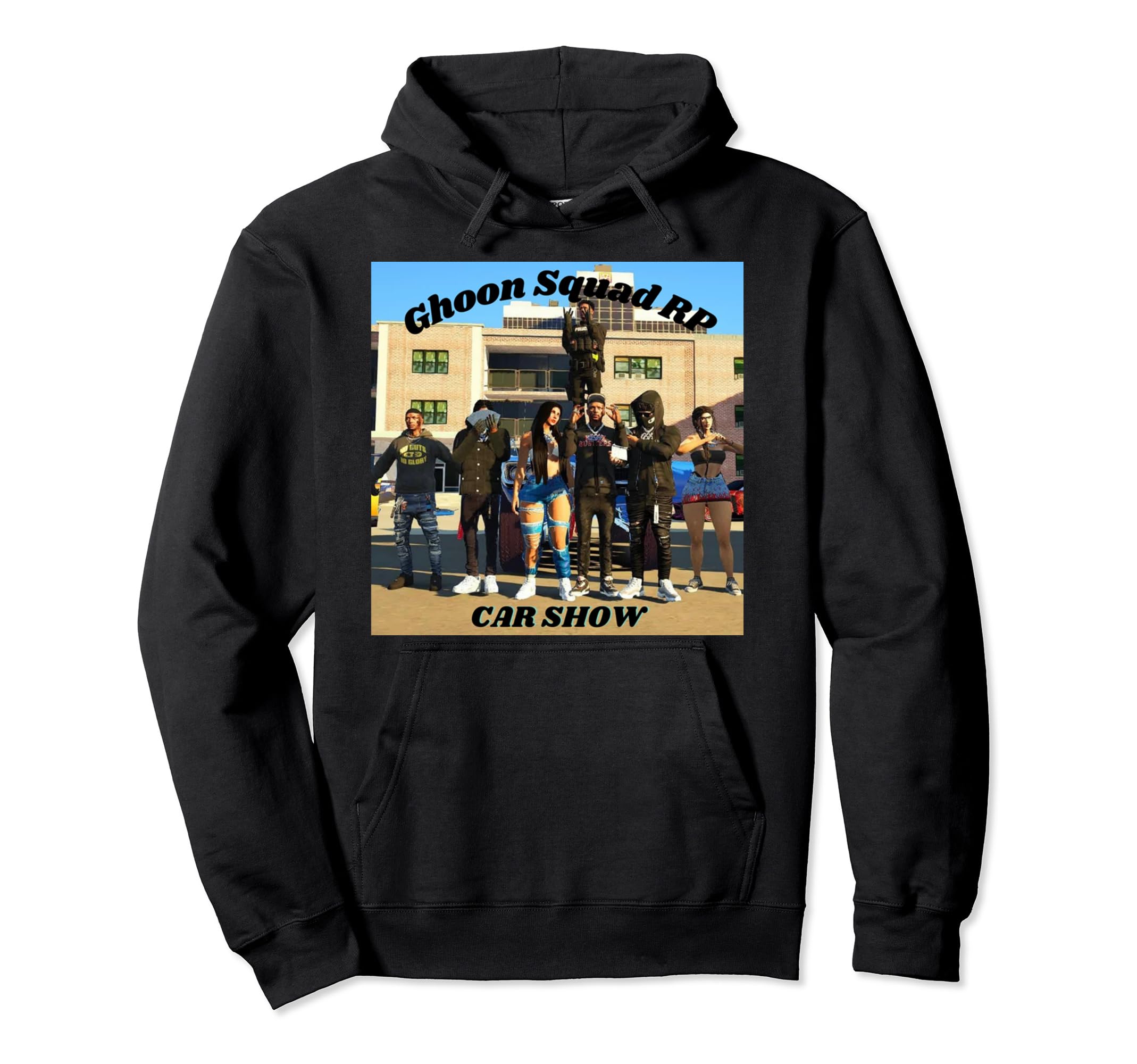 Ghoon Squad Car Show Hoodie - Casual Everyday Wear for Adults - T-Shirt, Sweatshirt, Hoodie