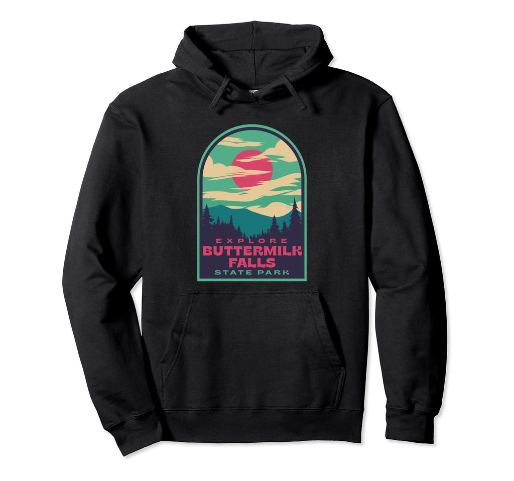 Buttermilk Falls State Park Sunset Hoodie - Casual Everyday Wear Unisex - T-Shirt, Sweatshirt, Hoodie