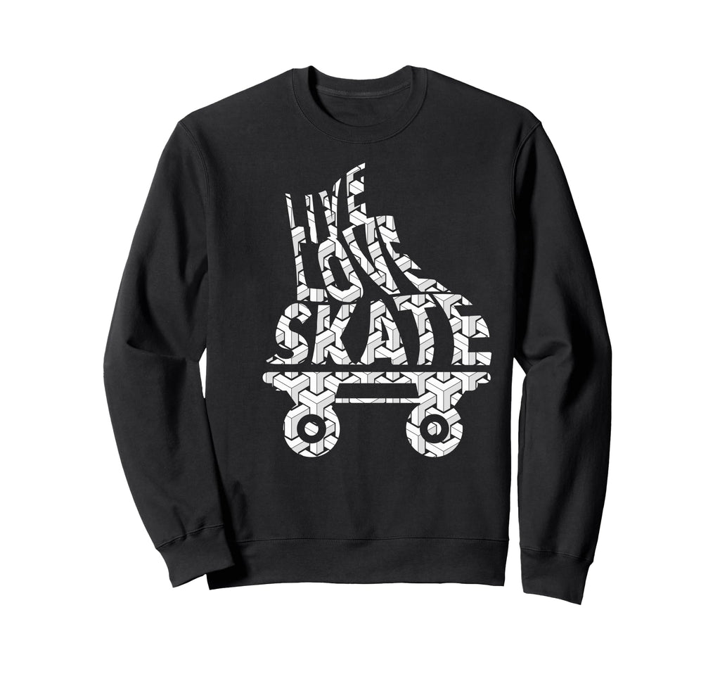 Roller Skates Roller Skater Derby Sweatshirt - Fun Novelty Design Unisex - T-Shirt, Sweatshirt, Hoodie