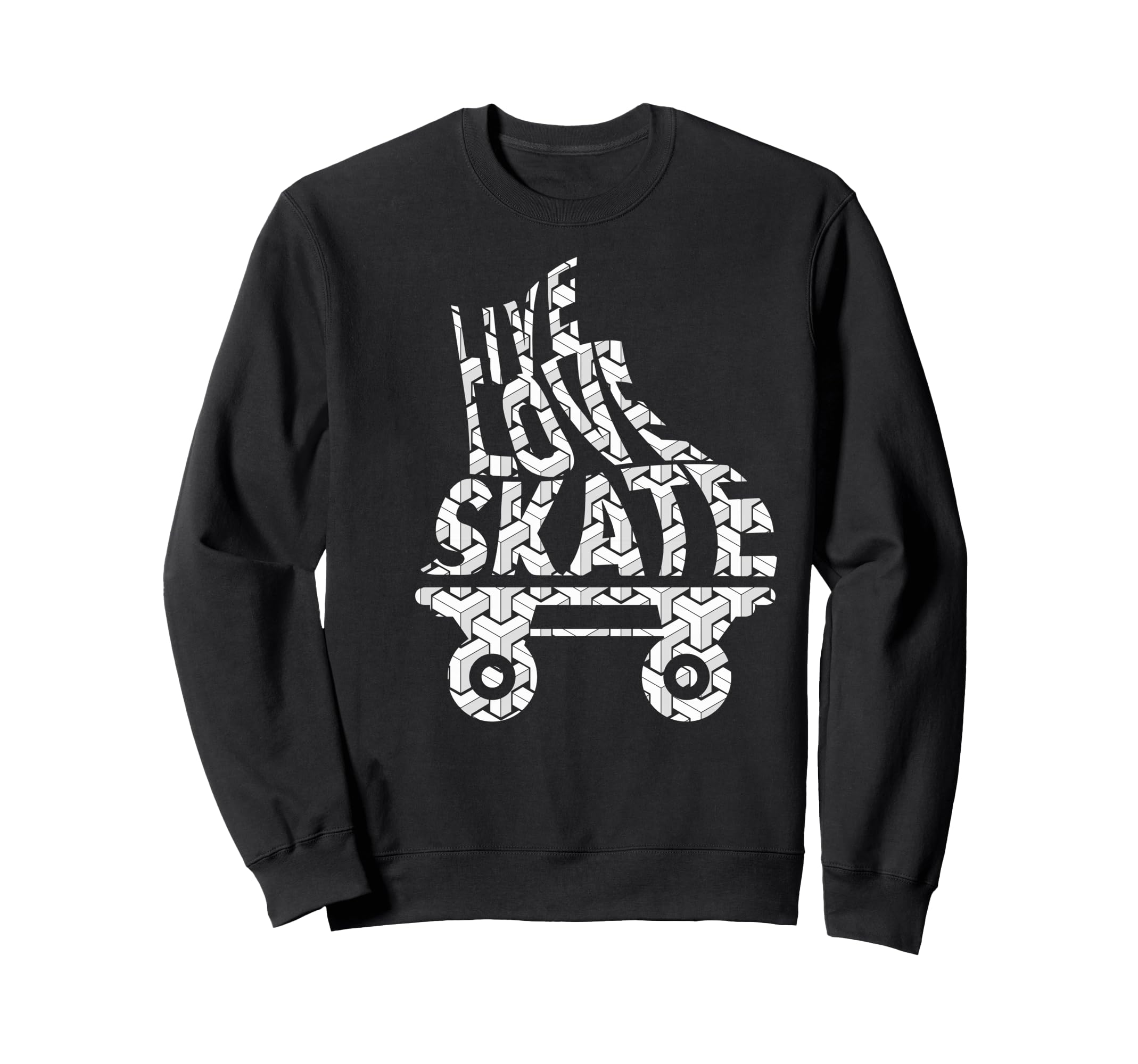 Roller Skates Roller Skater Derby Sweatshirt - Fun Novelty Design Unisex - T-Shirt, Sweatshirt, Hoodie