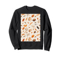 Walnut Pattern Art Sweatshirt - Fun Novelty Design for Adults - T-Shirt, Sweatshirt, Hoodie