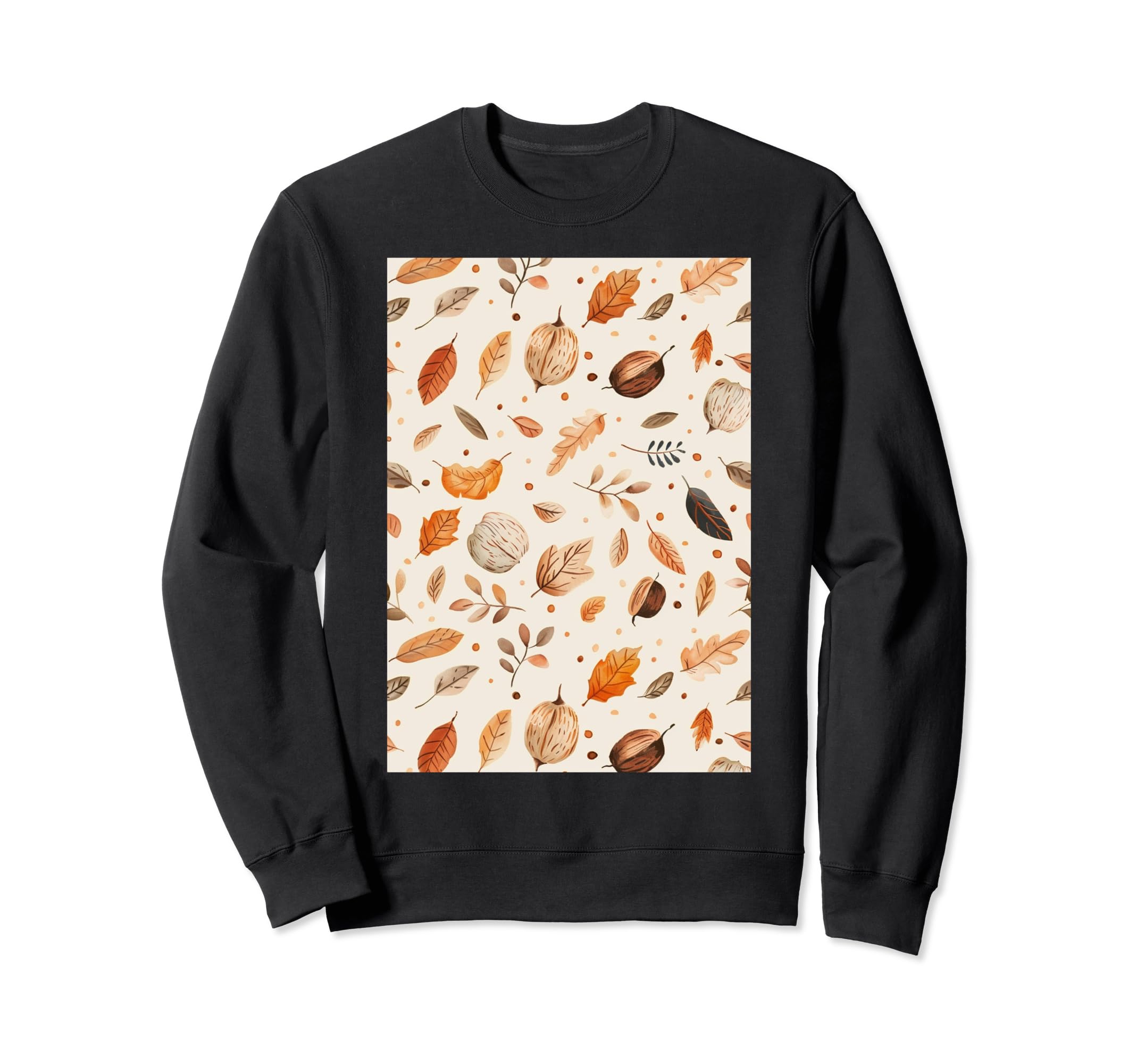 Walnut Pattern Art Sweatshirt - Fun Novelty Design for Adults - T-Shirt, Sweatshirt, Hoodie
