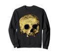 Skull Illustration Satanic Goth Sweatshirt - Aesthetic Graphic Men Women - T-Shirt, Sweatshirt, Hoodie