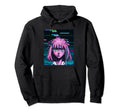 Pastel Aesthetic Anime Synthwave Sad Hoodie - Graphic Print for Adults - T-Shirt, Sweatshirt, Hoodie