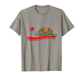 Wakeboarding Bear California Flag Funny T-Shirt - Aesthetic Graphic Unisex - T-Shirt, Sweatshirt, Hoodie