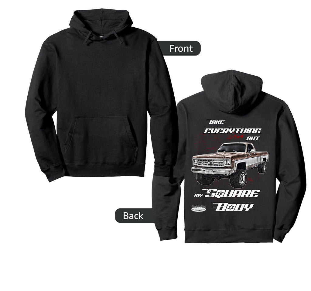 Jimmy Square Body Truck Suburban Hoodie - Streetwear Style for Adults - T-Shirt, Sweatshirt, Hoodie