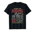 Dont Stop Riding 58 Year Old 58 T-Shirt - Unique Graphic Men Women - T-Shirt, Sweatshirt, Hoodie