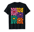 Color Flower Minimalist 70S Flower T-Shirt - Fun Novelty Design Unisex - T-Shirt, Sweatshirt, Hoodie